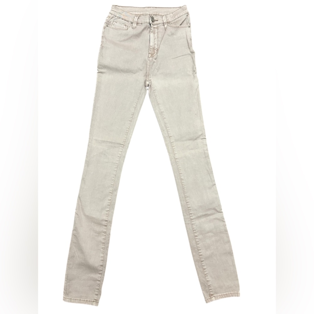 Urban Outfitters BGD Denim Off White/Cream Tall Skinny Jeans Size 24